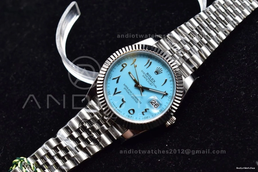 Bracelet Jubilee on 1:1 636 Blue Edition Dial SA 904L Arabic Tiffany Marker 41 Best 126334 DateJust DIWF Casual Steel 0904
